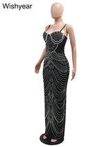 Royal Crystal Pearl Gown