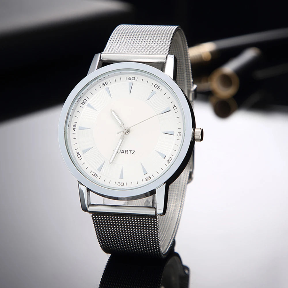 Women’s Minimalist Silver Quartz Watch