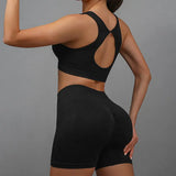 Women Yoga Vest & Shorts Set