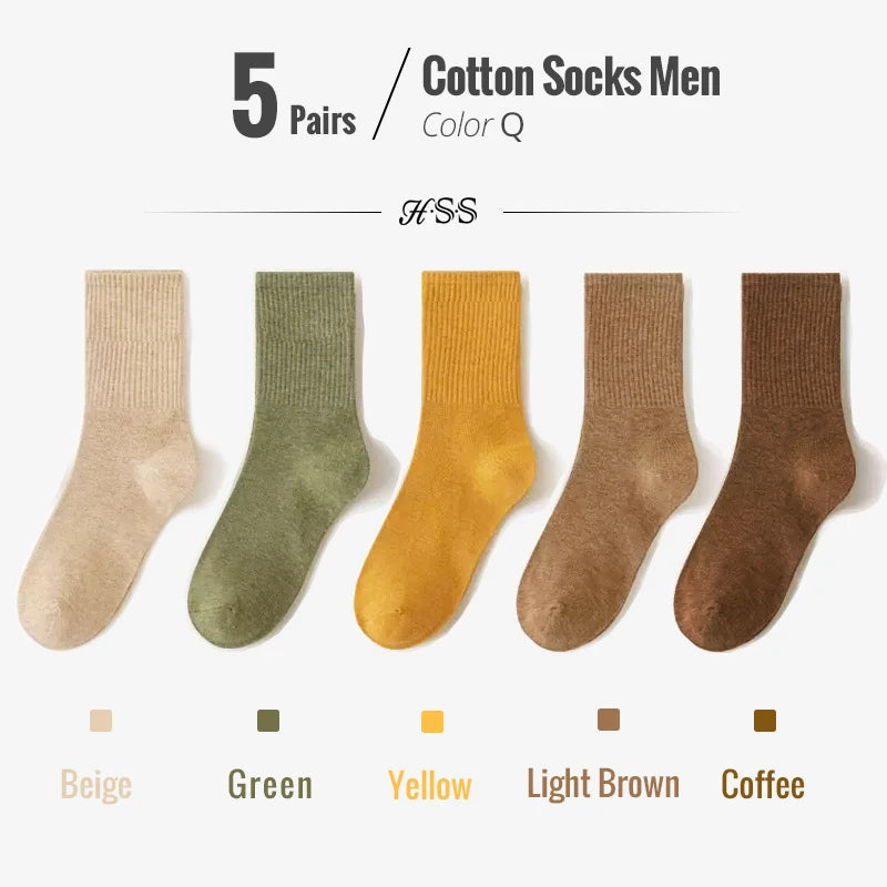 Men’s Cotton Business Dress Socks