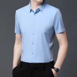 Men Stretch Short Sleeve Shirt