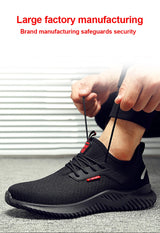 Men Indestructible Steel Toe Sneakers