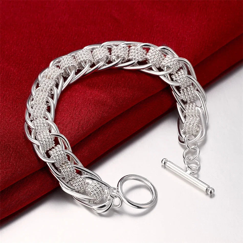 925 Sterling Silver Chain Bracelet