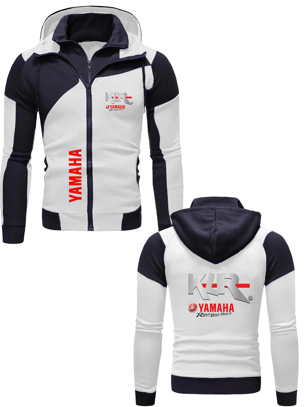 Yamaha Logo Zip-Up Hoodie