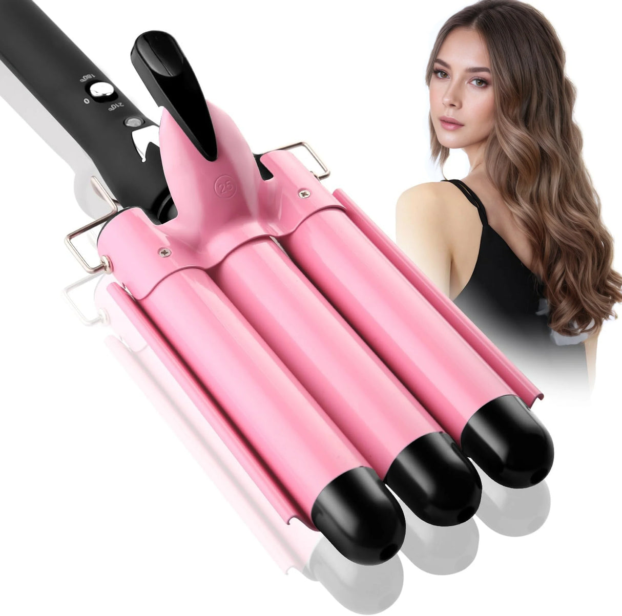 Triple Barrel Hair Curling Iron