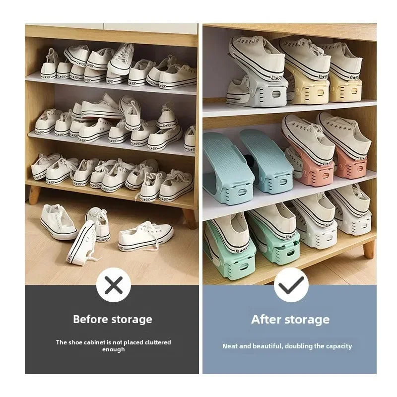 Women Shoe Stacker Organizer Space Saver