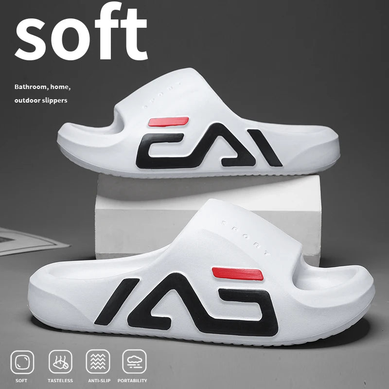 Men Extra Thick Air Cushion Summer Slides