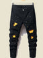 Men's Splash Ink Patchwork Jeans