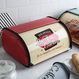 Metal Bread Box with Lid