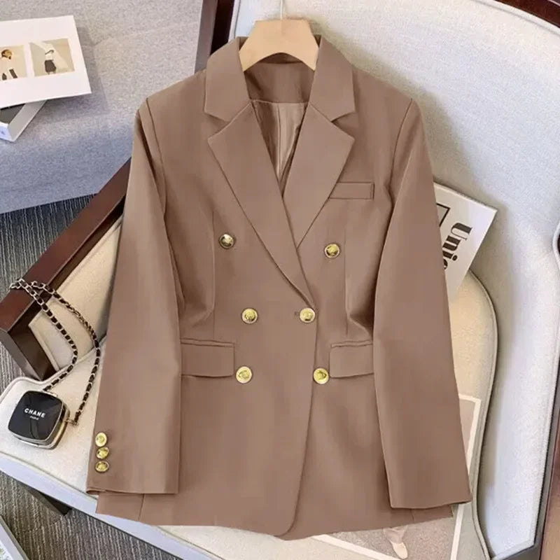 KStyle™ – Korean Slim Fit Blazer (Loose Fit, Temperament Ready, Spring/Fall Wear)