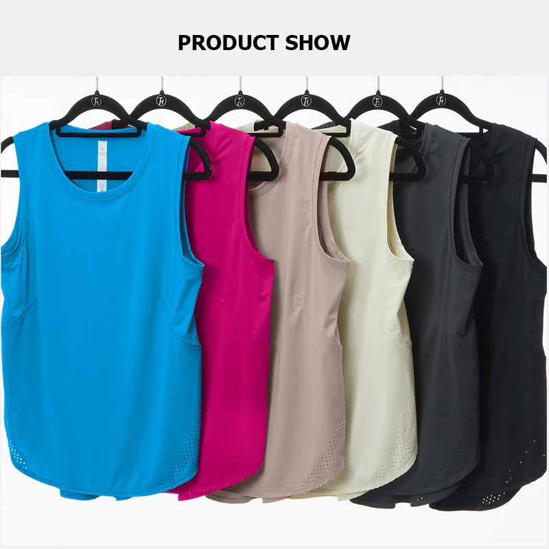 Women Loose Sleeveless Fitness Tank Top