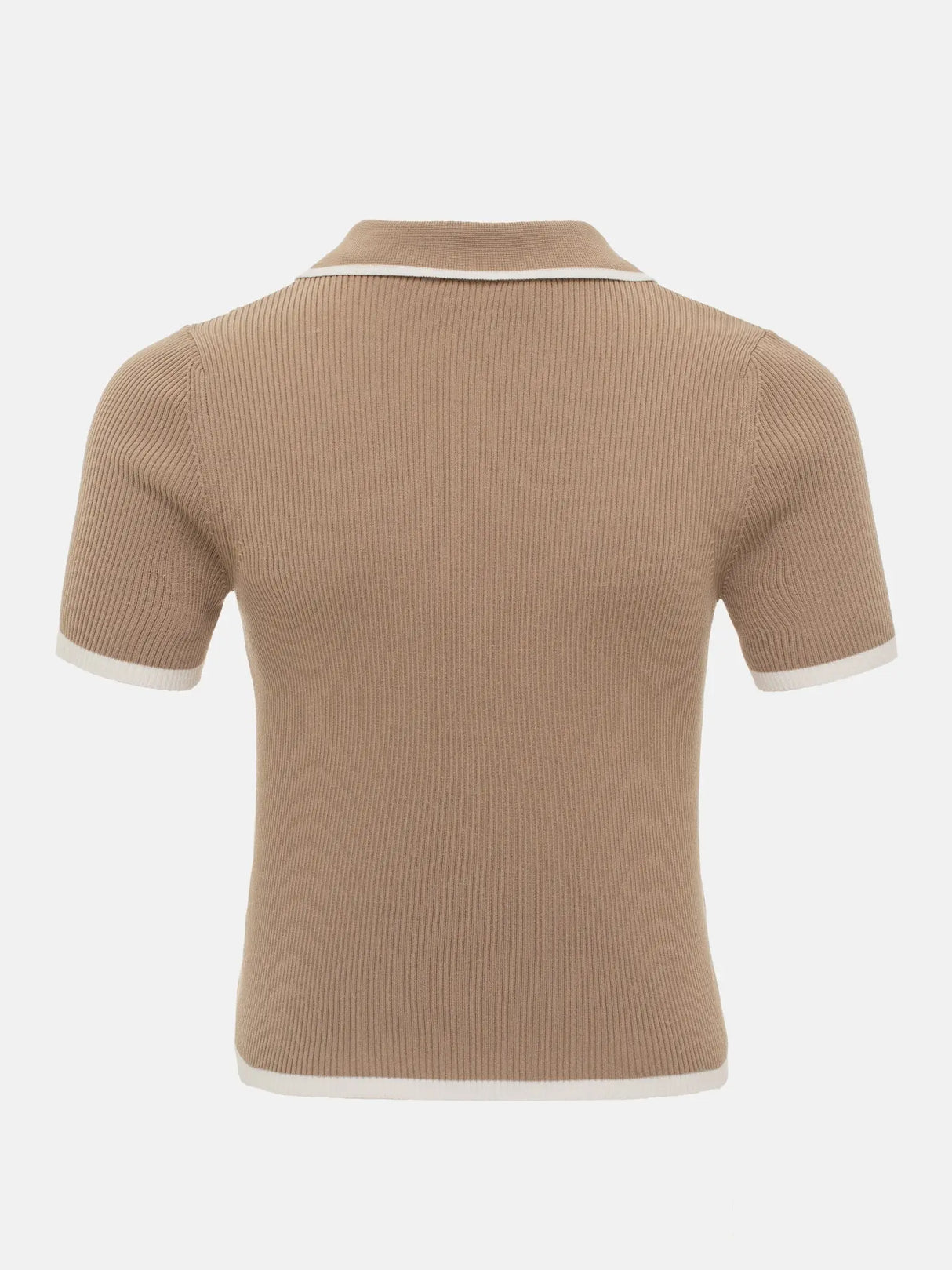 Women's Slim Contrast Knit Pullover