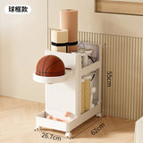 Slim Home Storage Cart Rack