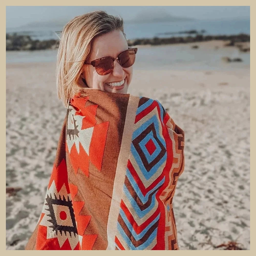 Bohemian Travel Blanket