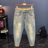 Men’s 2025 Ripped Vintage Jeans