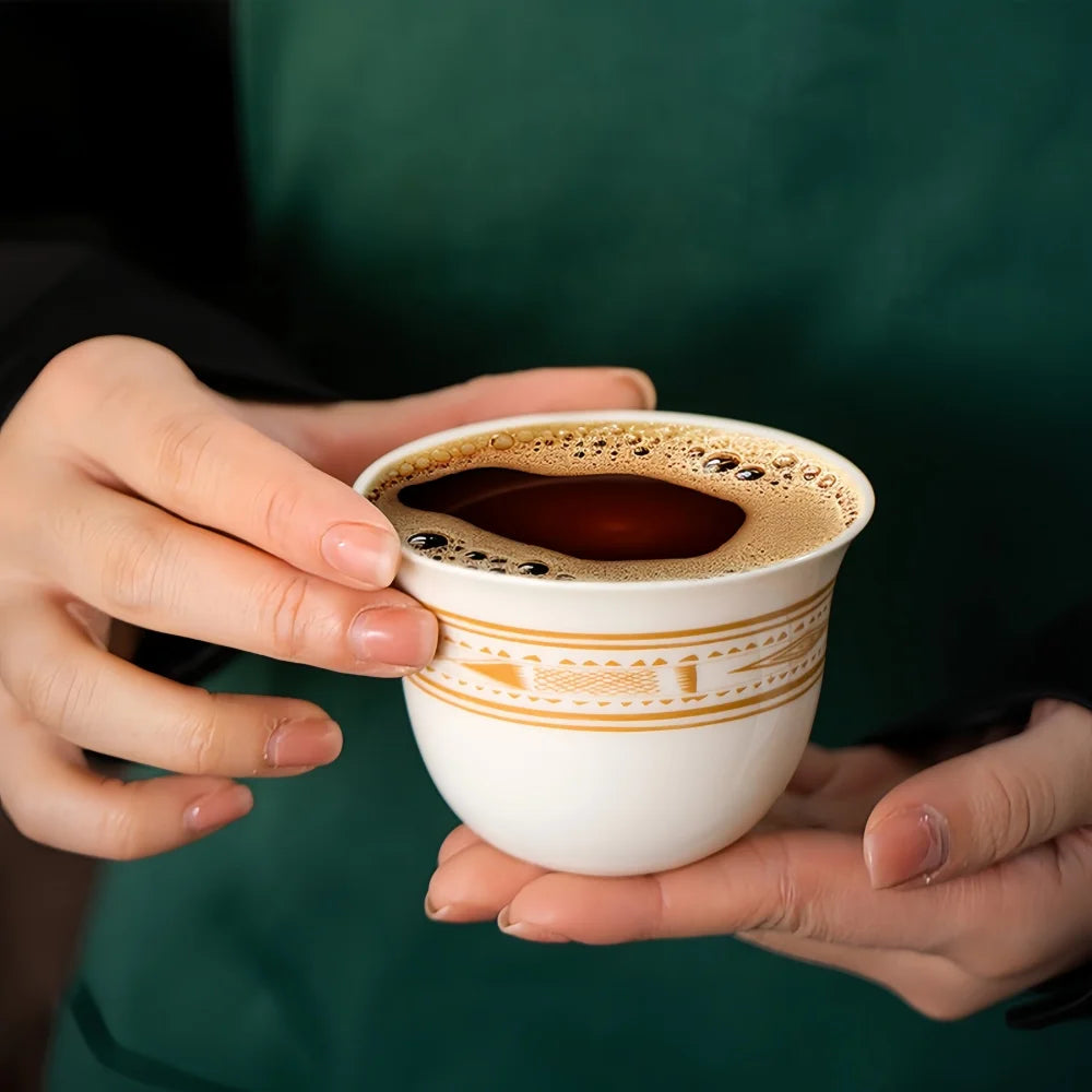 White Porcelain Coffee Cup