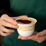 White Porcelain Coffee Cup