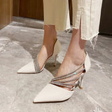 Autumn Evening Party Pumps – Nude, Black & Gold 2025