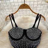 Women's Strapless Beaded Evening Dress