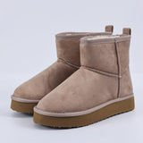 Evshine Memory Foam Ankle Boots – Waterproof Winter Snow Boots