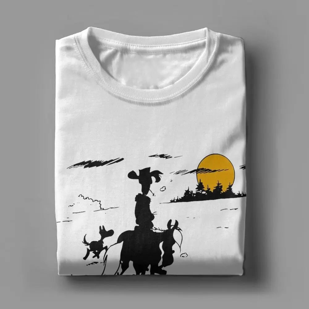 Lucky Luke Cartoon T-Shirt