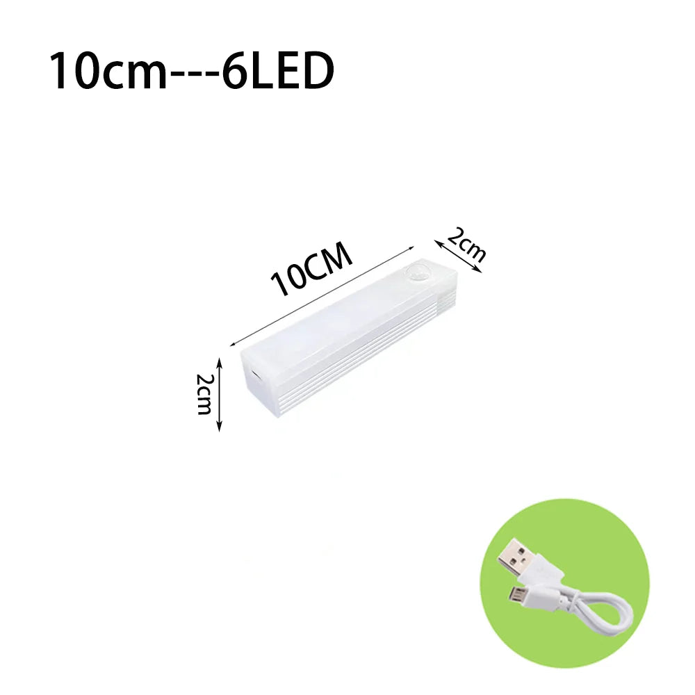 LED Motion Sensor Night Light – Type-C Rechargeable