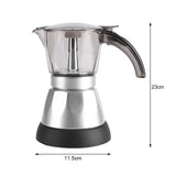 Electric Moka Coffee Maker Pot