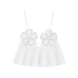 Rhinestone Backless Cami