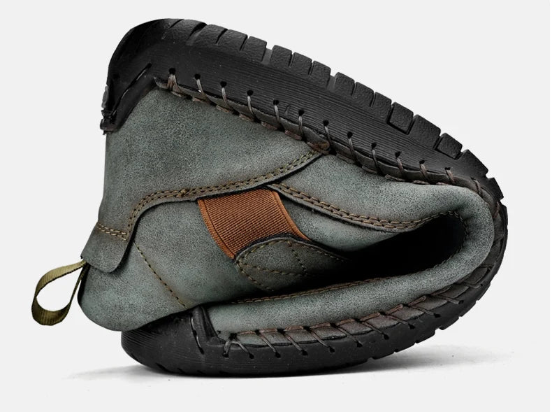 Men Handmade Leather Moccasin Loafers
