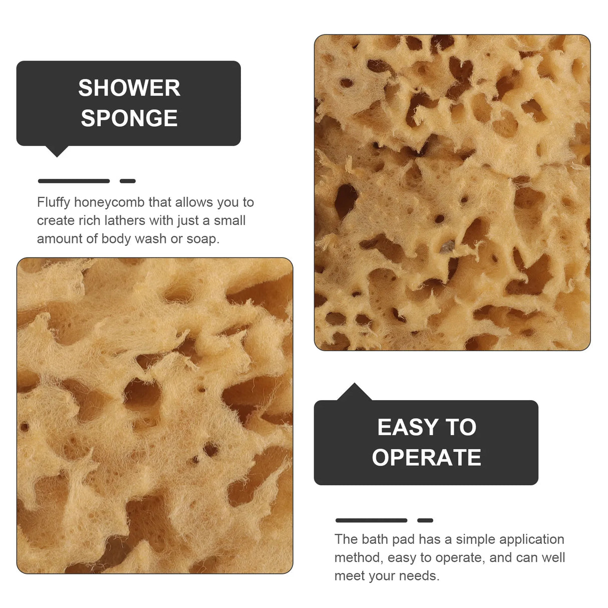 Bath Back Sponge Scrubber