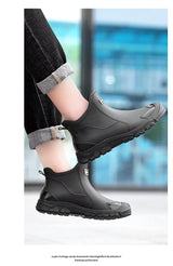 Men Waterproof Rain Boots