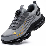 Men Rotating Button Safety Sneakers