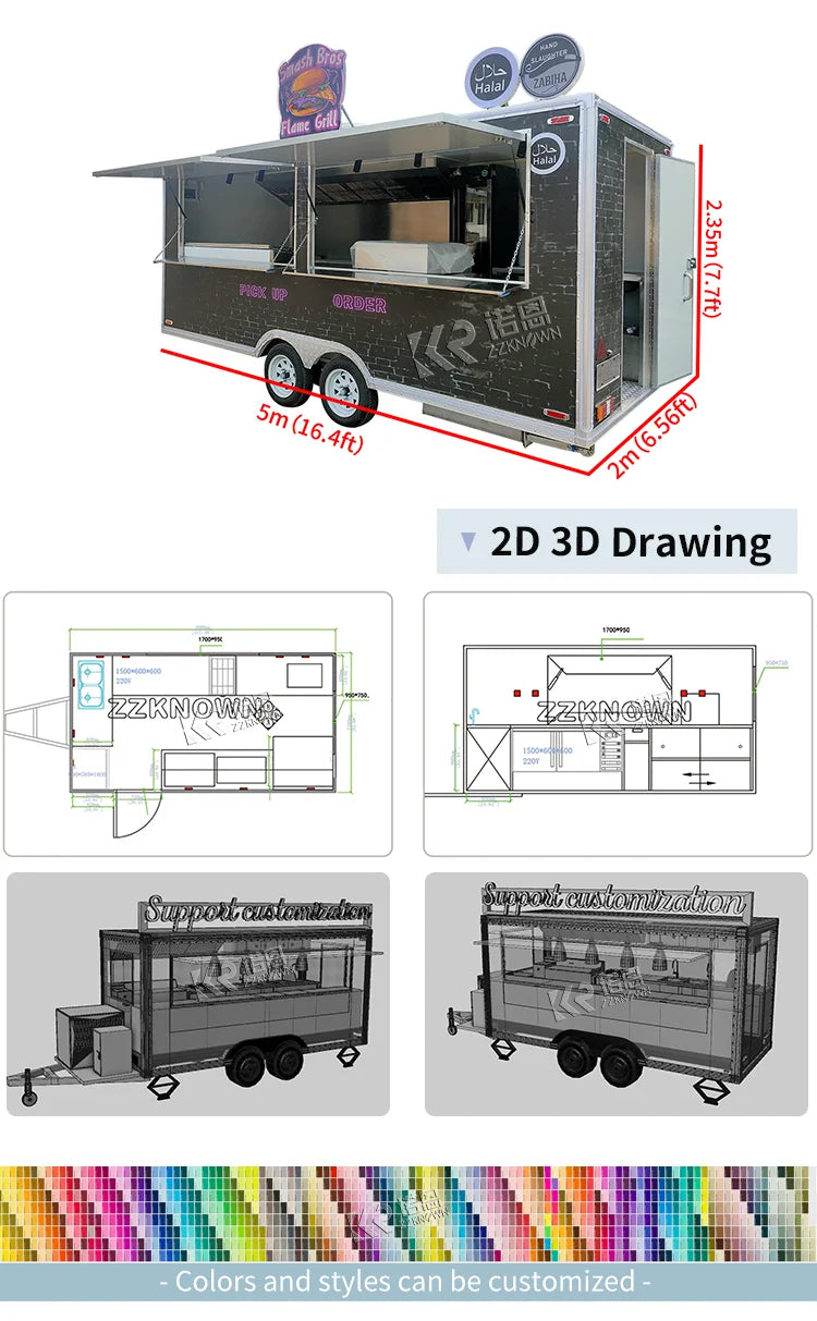 Custom Mobile Food Trailer