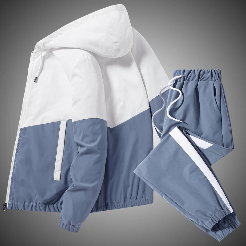 Men's Hooded Jogger Tracksuit