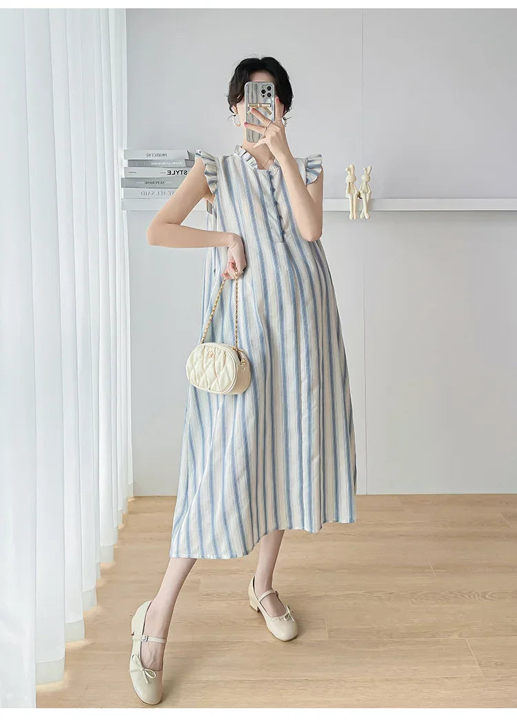 Short Sleeve Nursing Side-Open T-Shirt