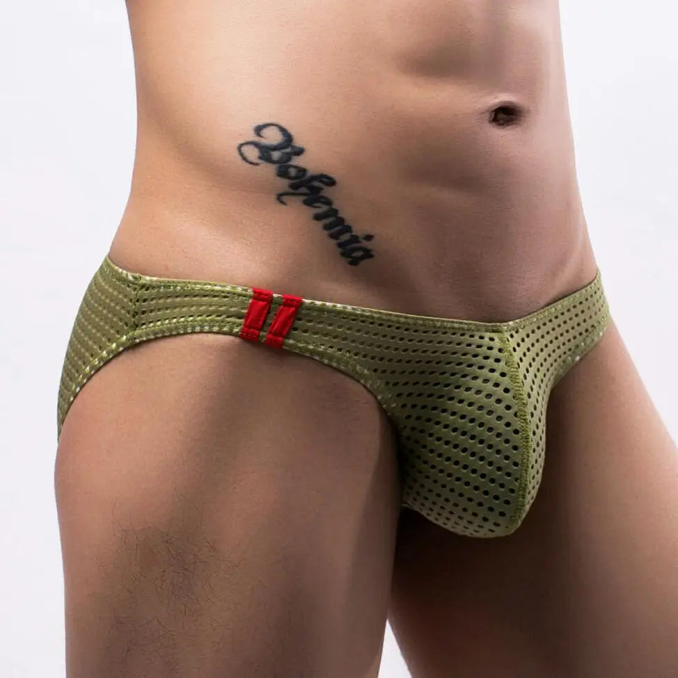 Men's Sexy Mesh Briefs – U Convex Low Rise