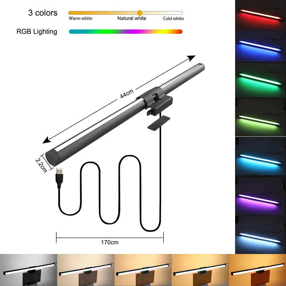 LED Monitor Light Bar Desk Lamp