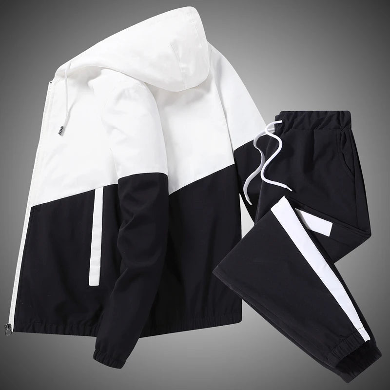Men's Hooded Jogger Tracksuit