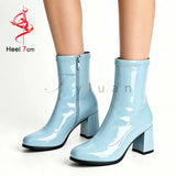 Classic Block Heel Ankle Boots