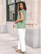 Bella Lace Oversized White Blouse