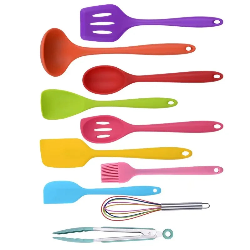 10pcs Silicone Cookware Set