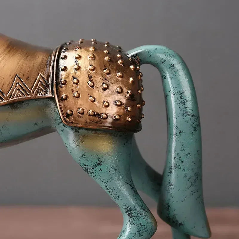 European Lucky Horse Resin Ornament