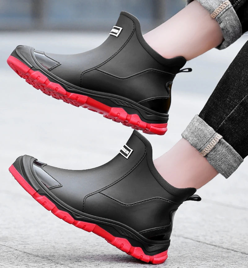 Men’s Waterproof Outdoor Rain Boots