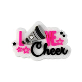 Women Cheerleader Shoe Charms Accessories