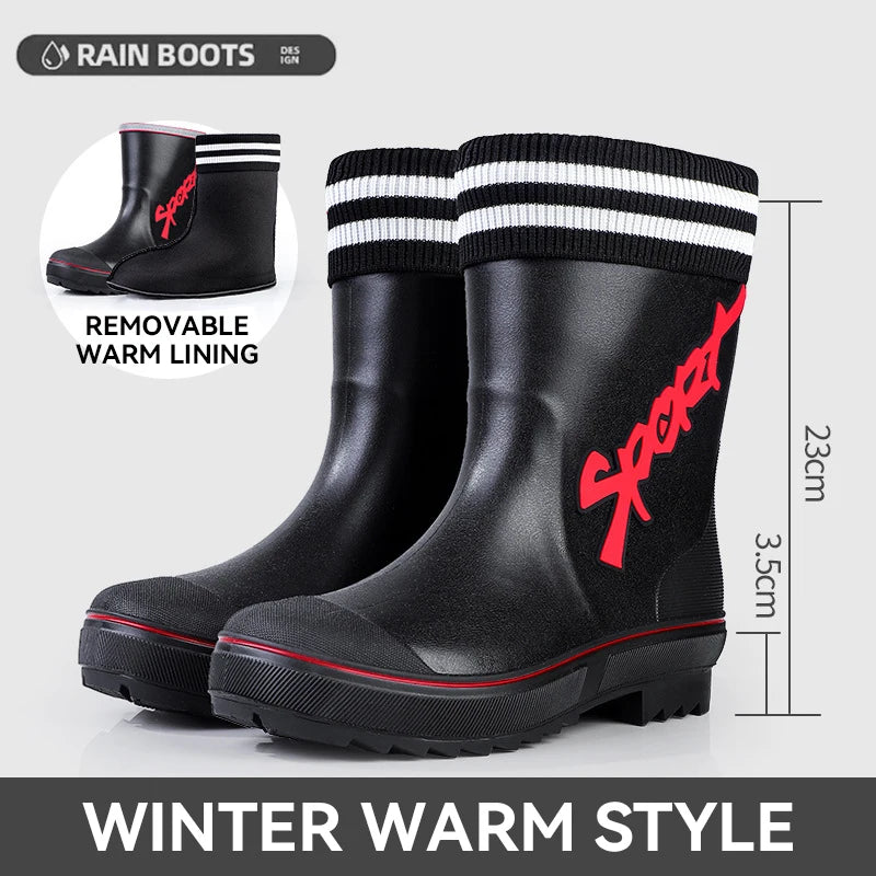 Couple Style Waterproof Rain Boots