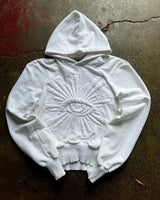 Harajuku Oversized Embroidered Hoodie