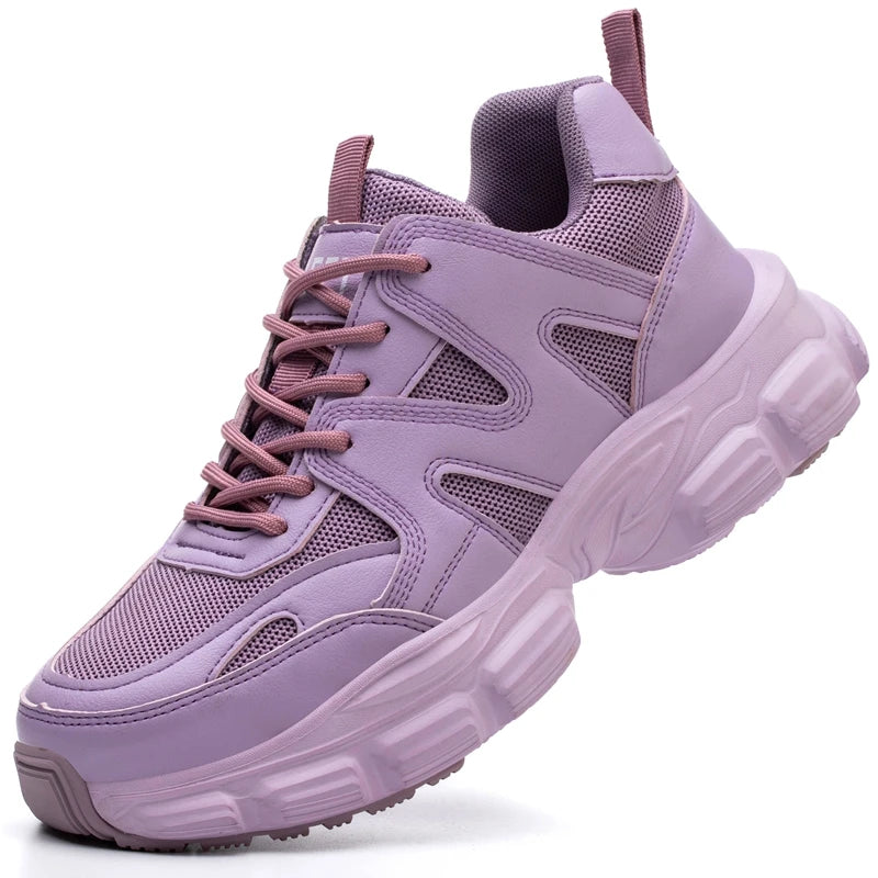 Women Safety Shoes Waterproof Steel Toe Sneakers