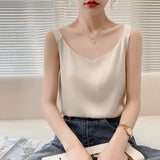 Satin Silk V-Neck Cami