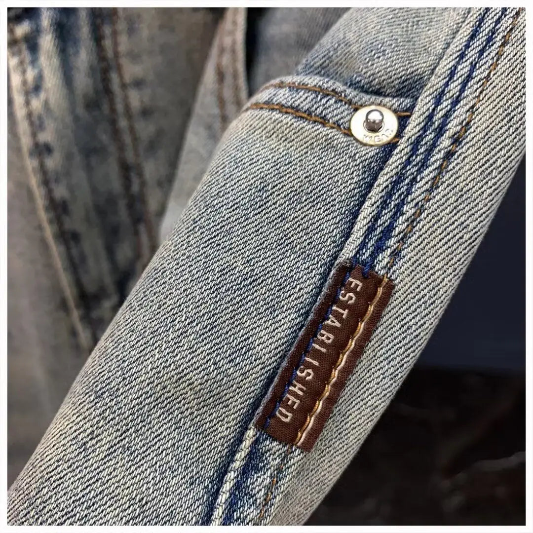 Men’s 2025 Ripped Vintage Jeans