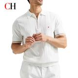 Executive Zip Knit Polo